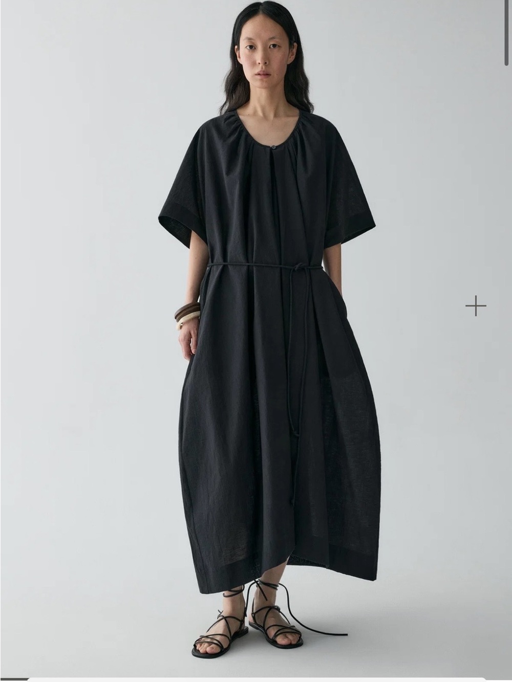 U-line Smock Cotton Dress